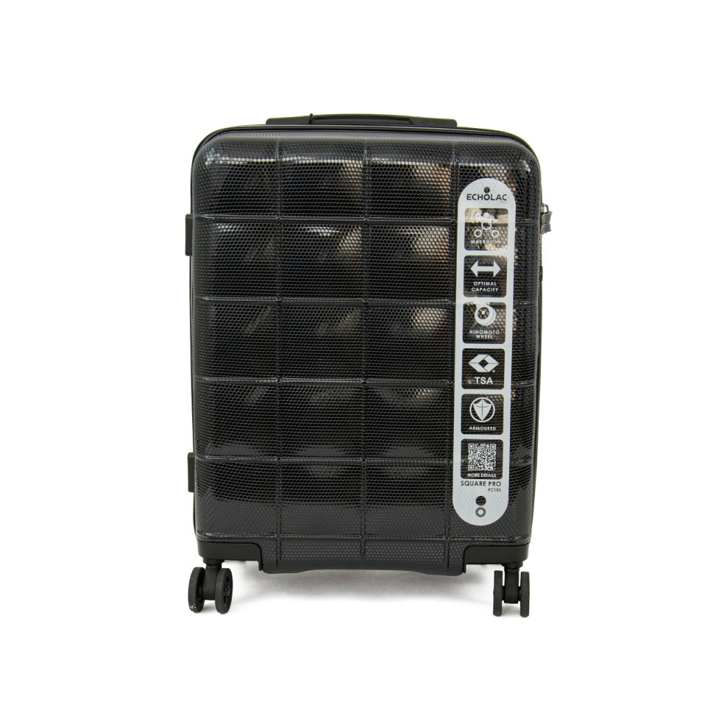 Валіза Echolac Square Pro Black S (EcPC185SA-403-01) - зображення 5