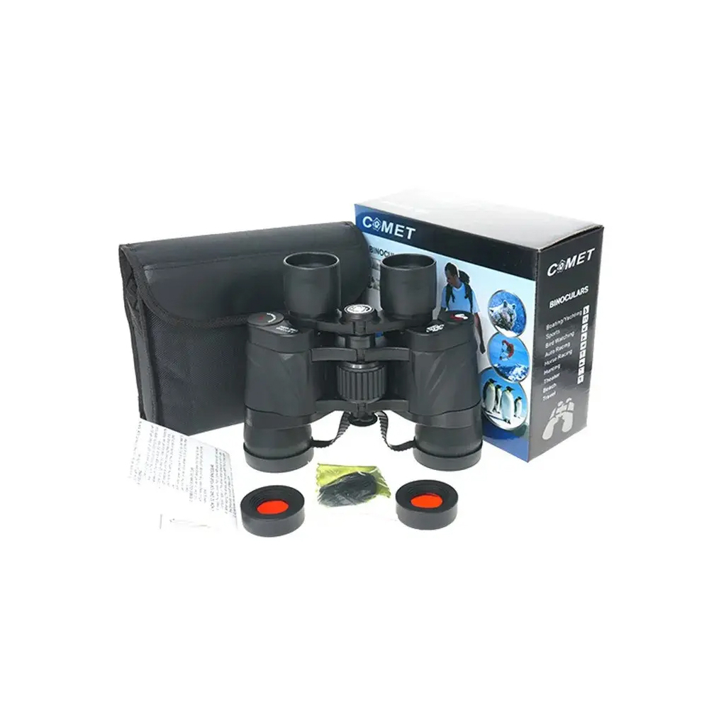 Бінокль Comet AXP104-7 8x40 з червоним фільтром в чохлі Чорний (AXP104-7_8x40) - изображение 9