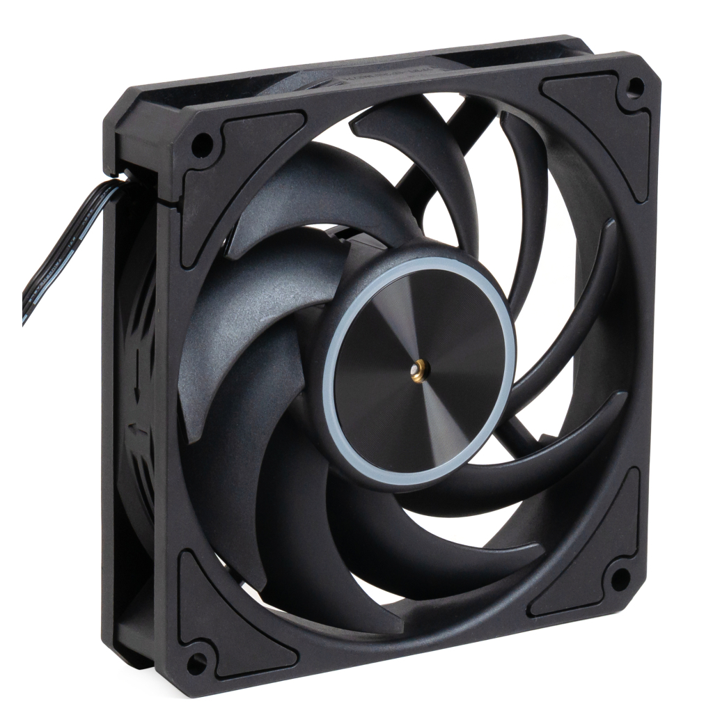 Кулер до корпусу Vinga 12027 PWM 4-pin black - зображення 2