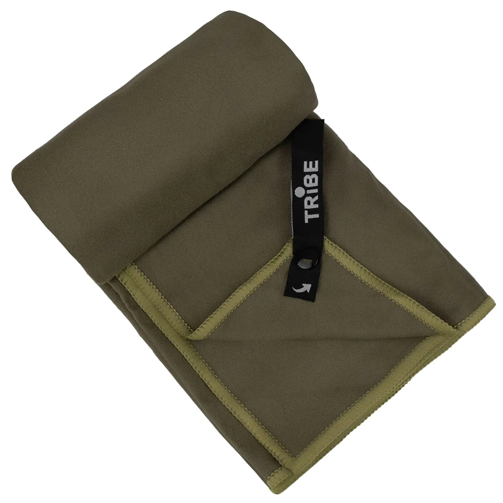 Туристичний рушник Tribe з мікрофібри в чохлі Pocket Towel 60х120 L Army-green (T-LC-0001-L-army-green) - picture 2