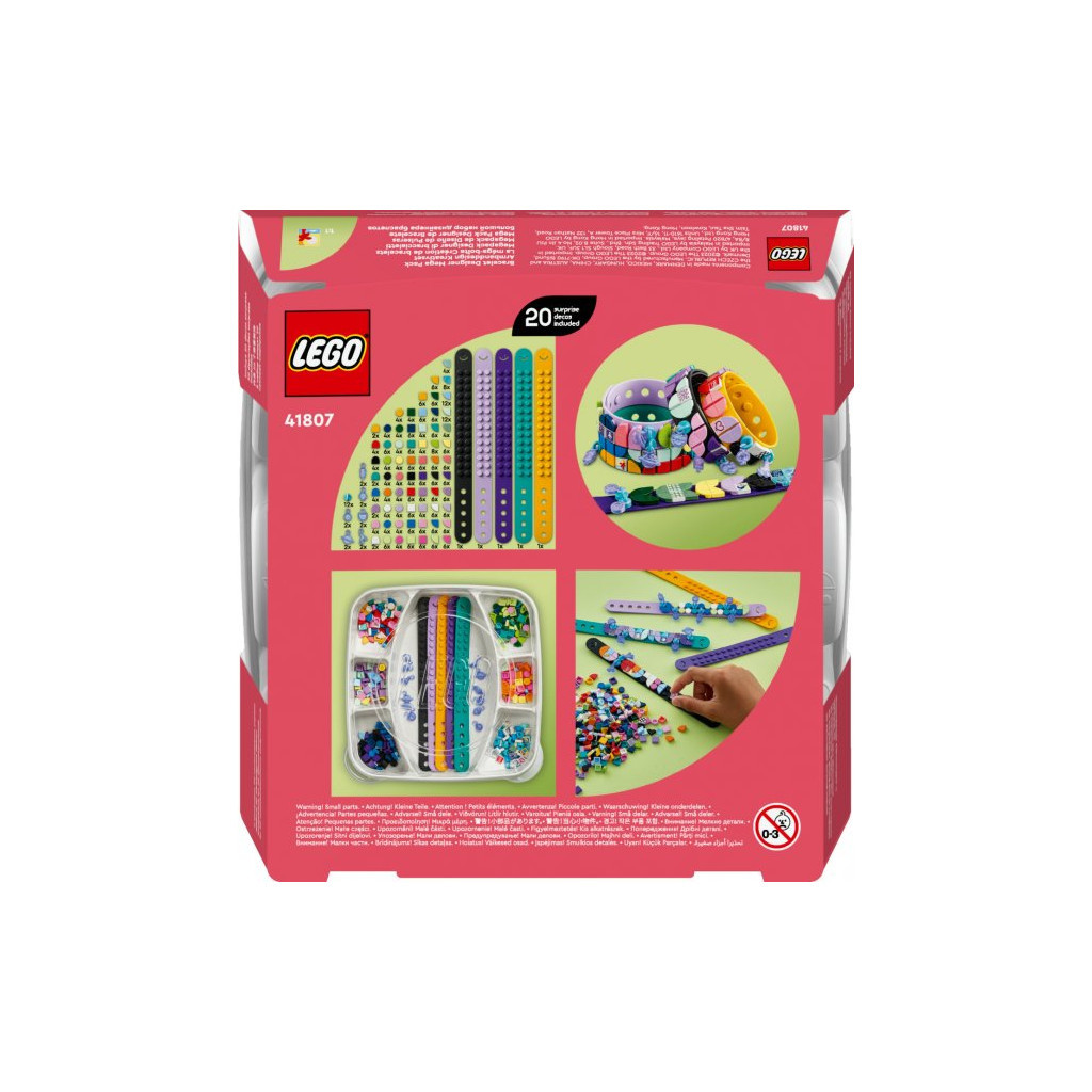 Конструктор LEGO DOTS Меганабір для створення браслетів 388 деталей (41807) - зображення 9