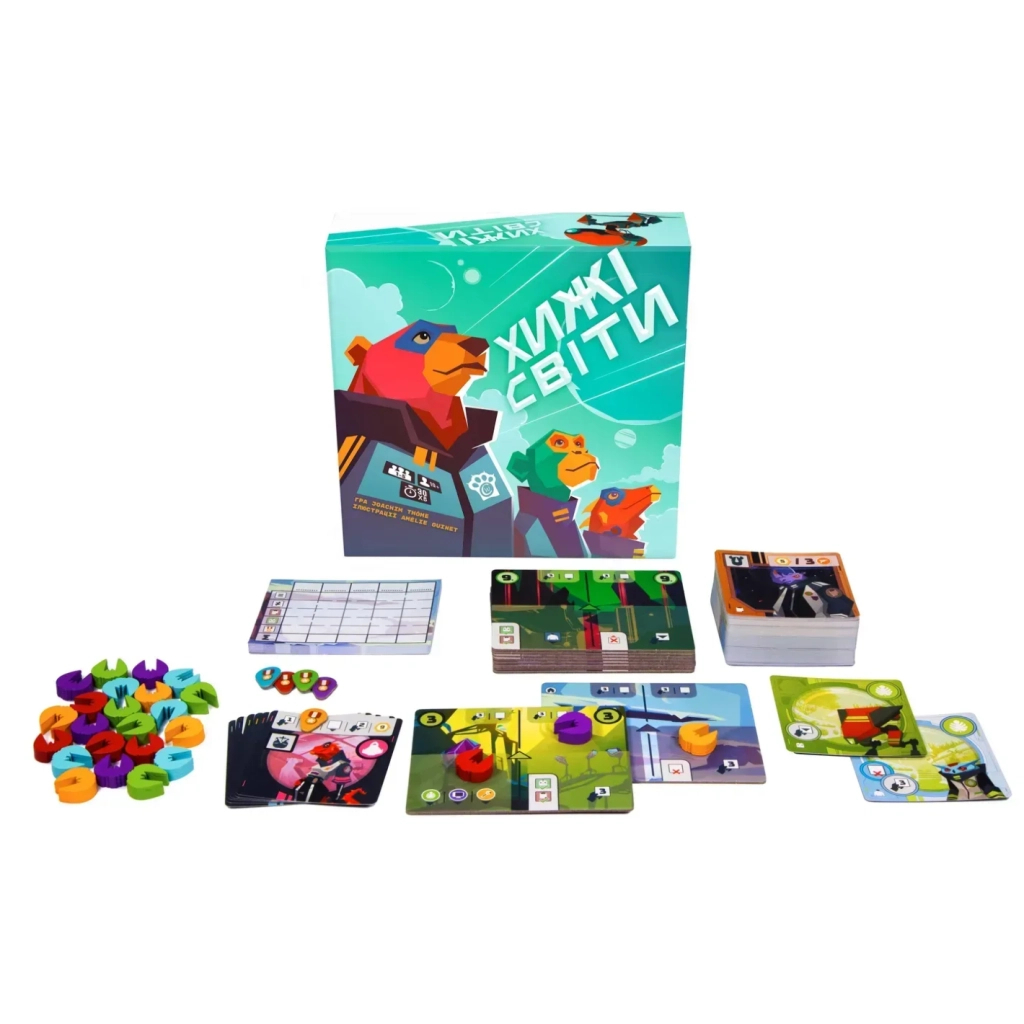 Настільна гра WoodCat Хижі Світи (Wild Space) (укр.) (ВР_ХС) - зображення 3