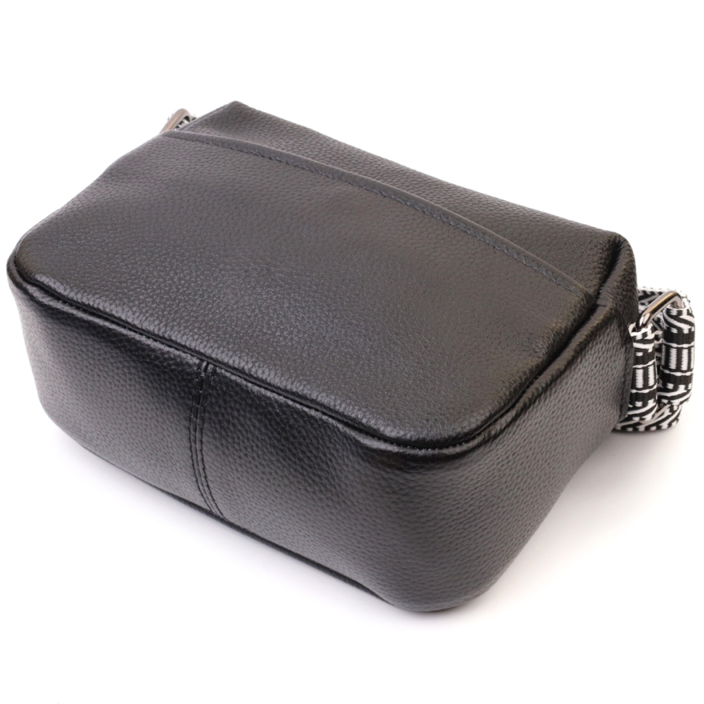 Сумка Vintage З натуральної шкіри Чорна (22606) - зображення 7