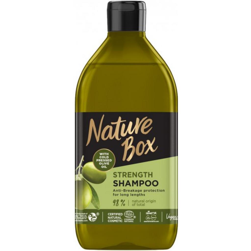 Шампунь Nature Box для зміцнення довгого волосся 385 мл (9000101250961) - зображення 1