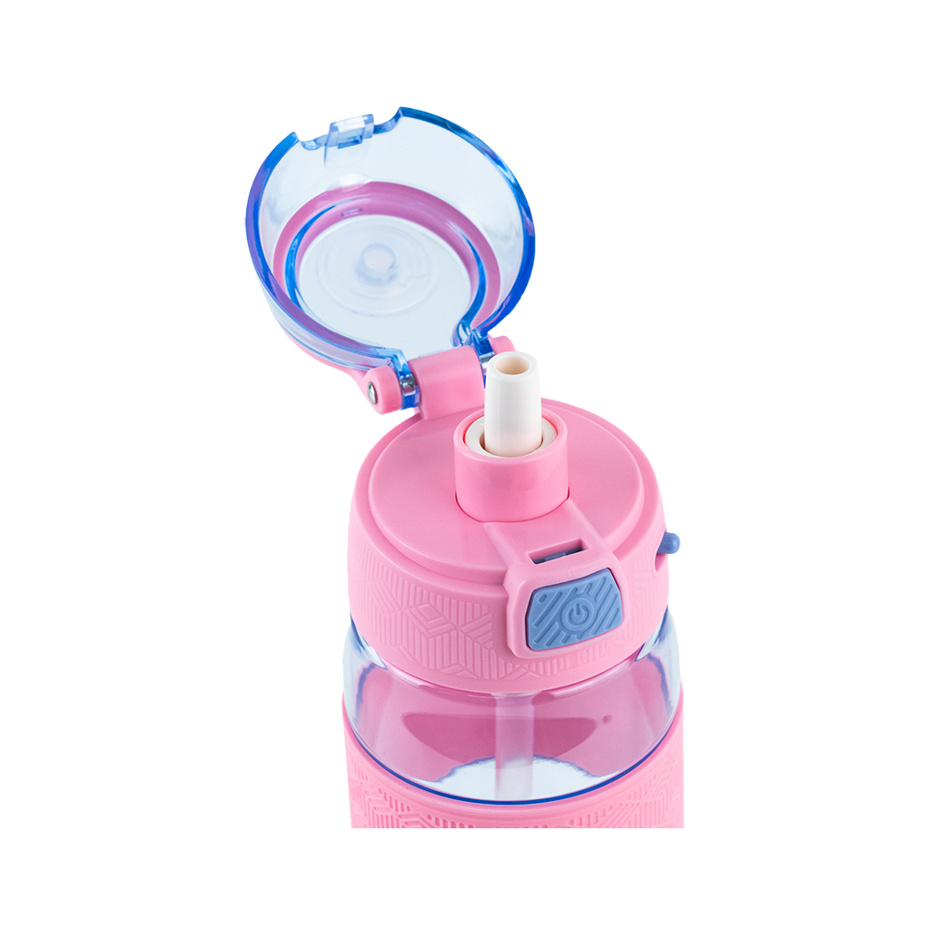 Поїльник-непроливайка Kite 600 мл, блакитно-рожева (K24-1201-3) - зображення 4