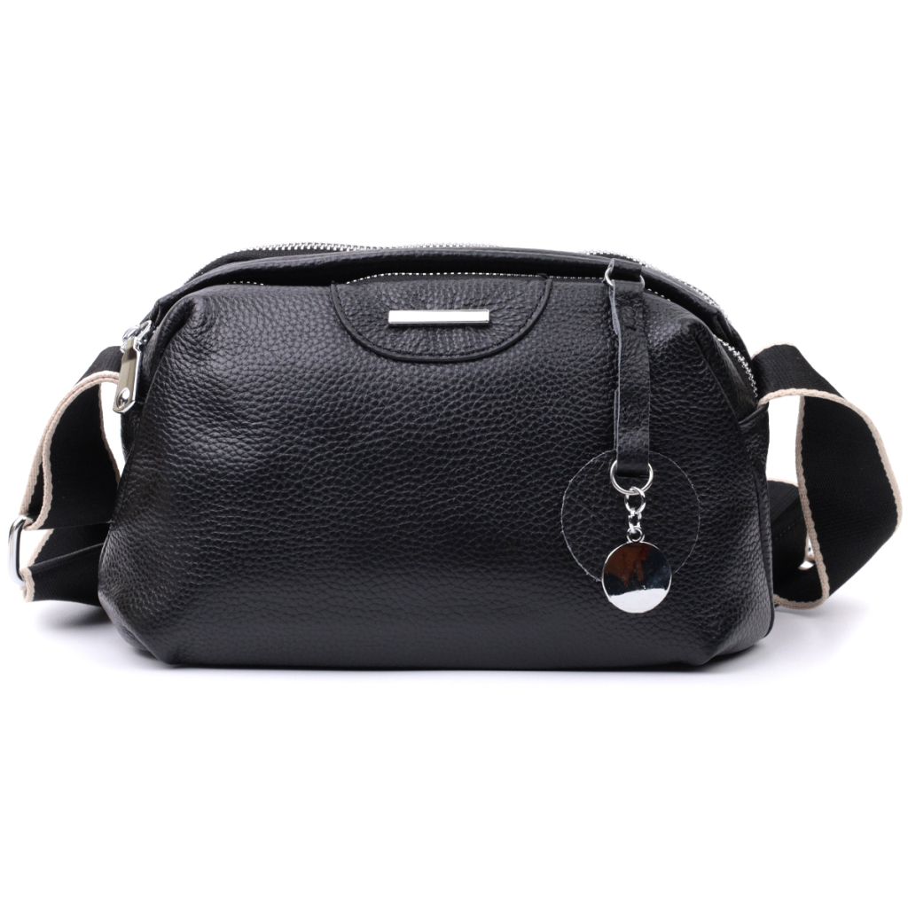 Сумка Vintage З натуральної шкіри Чорна (22592) - зображення 6