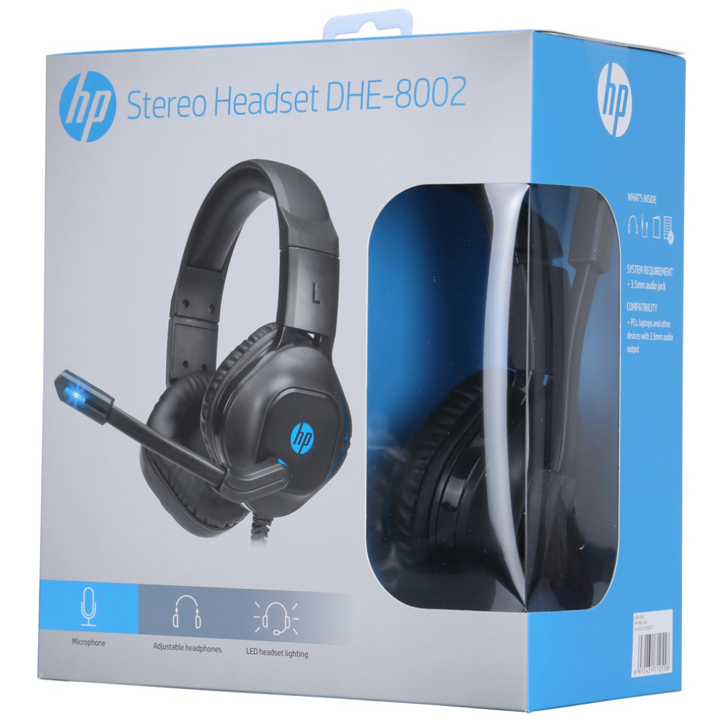 Навушники HP DHE-8002 Gaming Headset Red LED Black (DHE-8002) - зображення 8