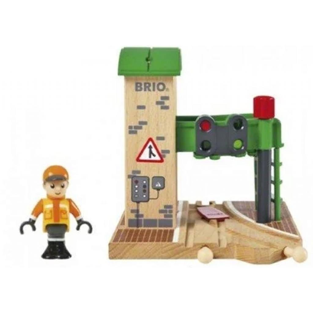 Залізниця Brio World Сигнальна станція зі стрілкою і світлофором (33674) - зображення 2