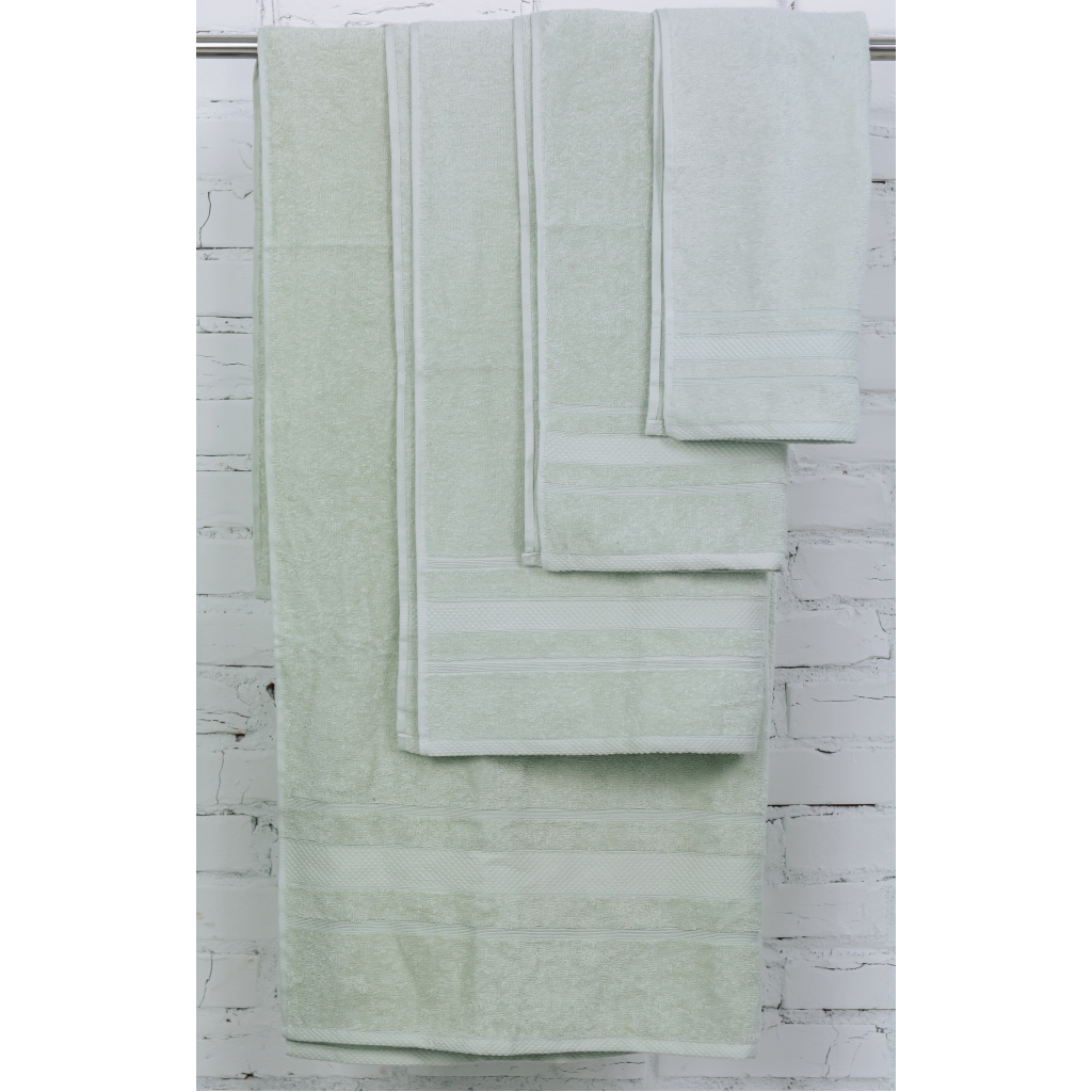 Рушник MirSon набір банних 5078 Elite SoftNess Menthol 40х70, 50х90, 70х140, 100x150 (2200003975703) - зображення 3