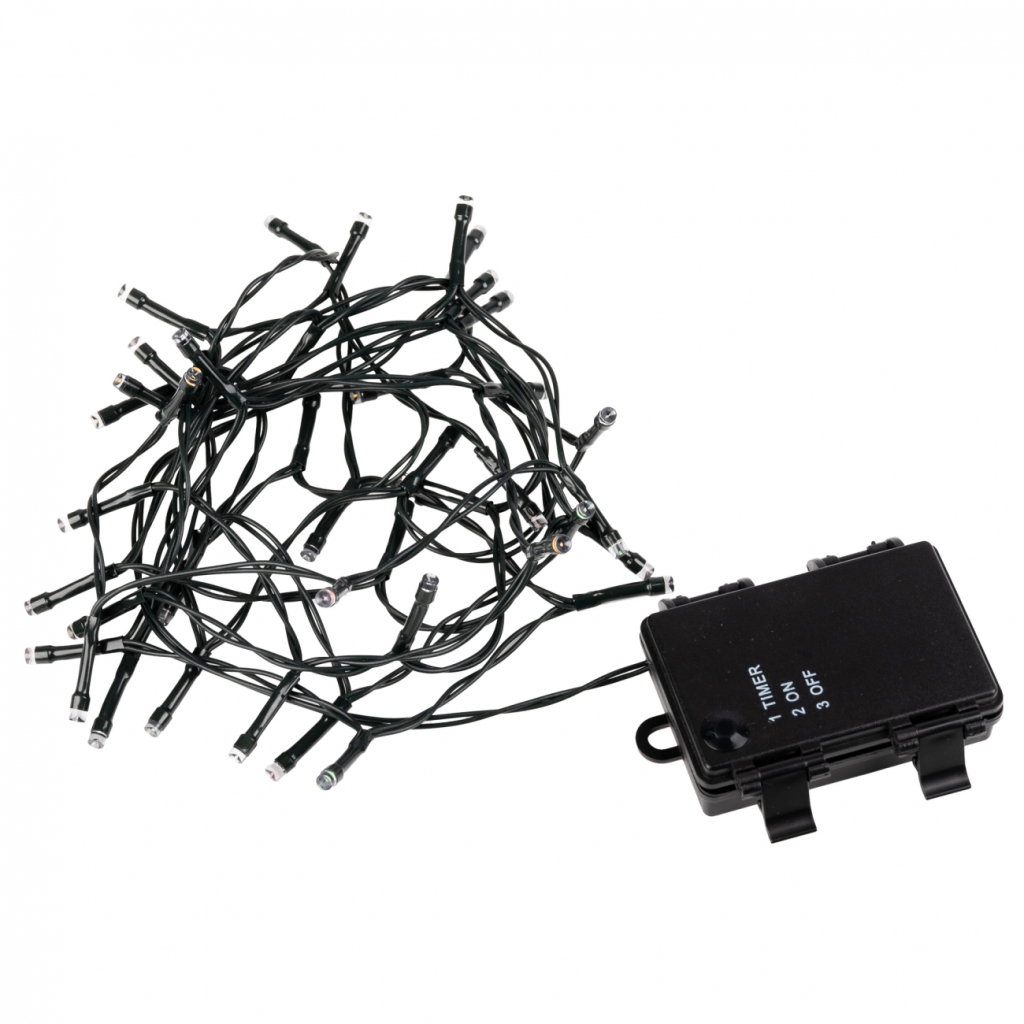 Гірлянда YES! Fun Вулична 41 LED Різнокольорова 2.8 м Статична Таймер На батарейках (975060) - зображення 2