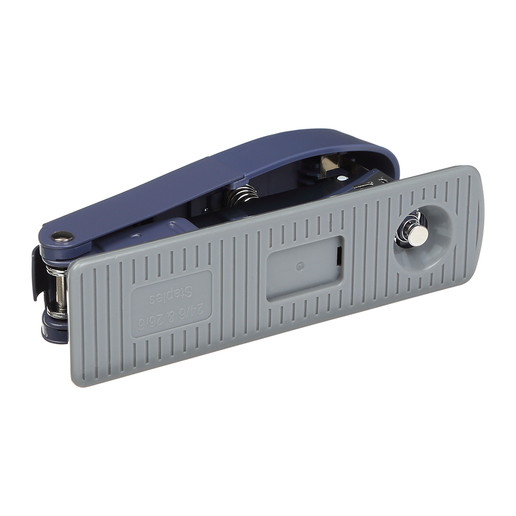 Степлер Buromax пластиковий MORANDI STYLE, 25 аркушів,(скоби №24/6; 26/6 ), 136 х 38 х 55 мм, синій (BM.4260-02) - зображення 5