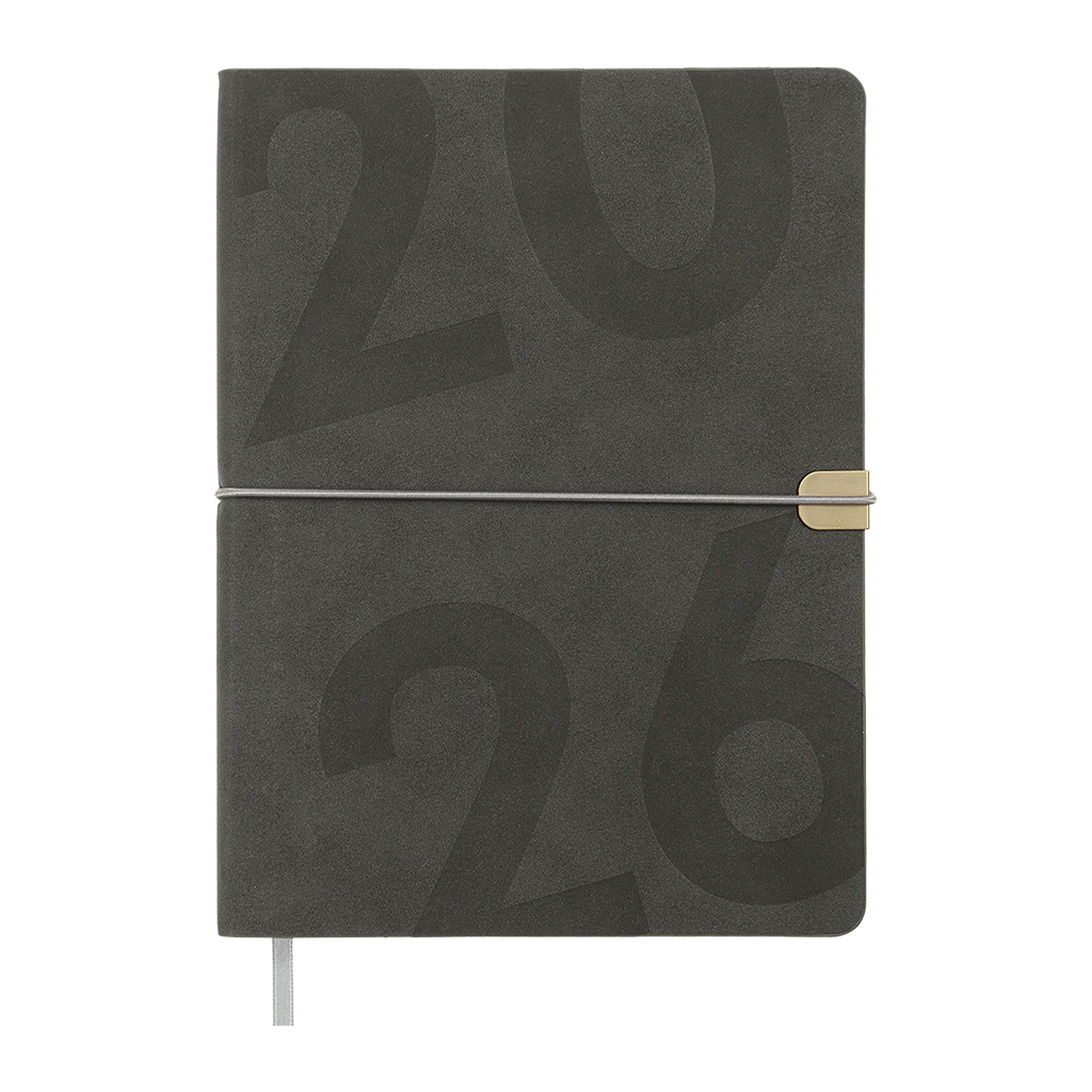 Тижневик Buromax датований 2026 BEST, А5 сірий (BM.2126-09) - зображення 1