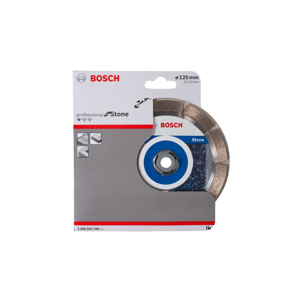 Круг відрізний Bosch Standard for Stone 125-22.23 (2.608.602.598) - зображення 2