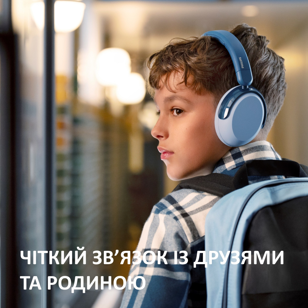 Навушники Philips TAK5500RT/00 Wireless Blue (TAK5500RT/00) - зображення 4