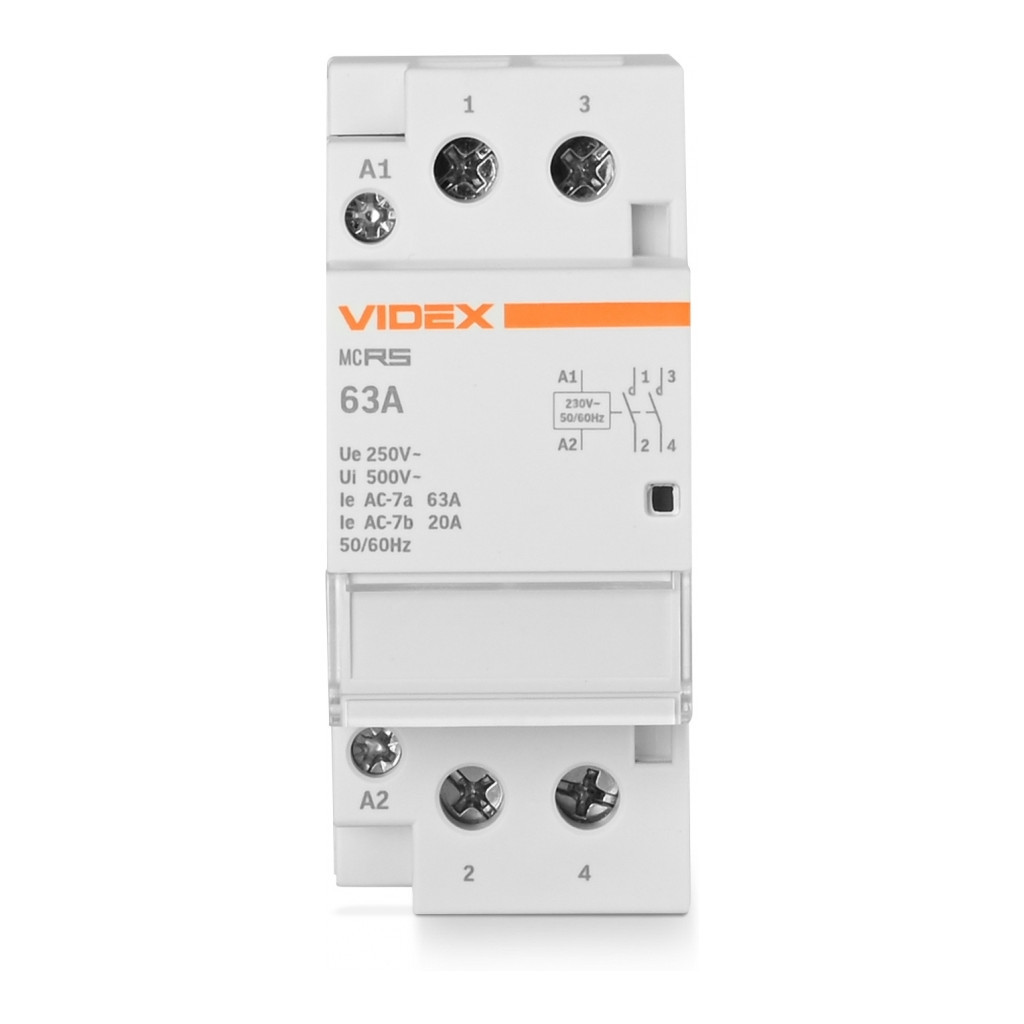 Контактор Videx 2п 63А 2НВ VF-RS-MC2O-63 RESIST - зображення 2