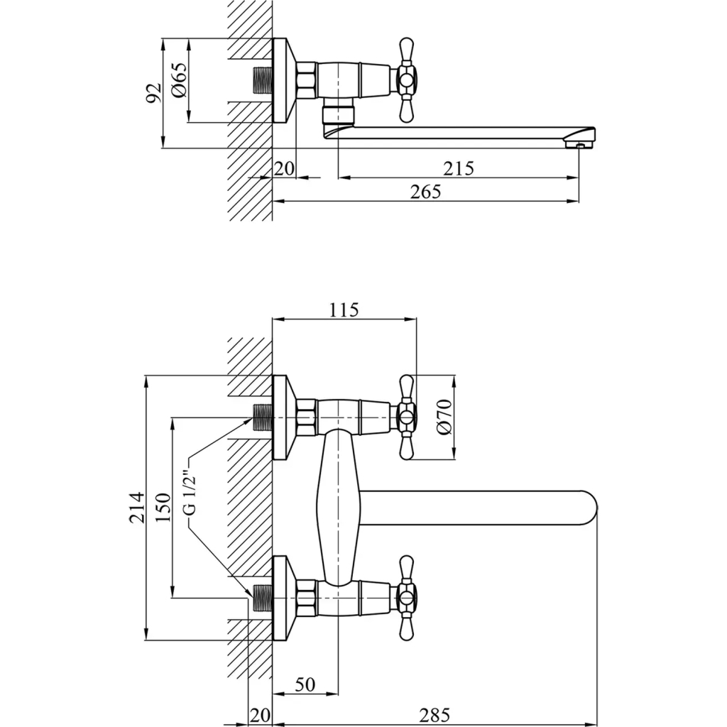 Змішувач Kroner Royce-C040 (CV029051) - изображение 6