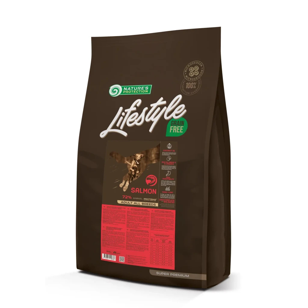 Сухий корм для собак Nature's Protection Lifestyle Grain Free Salmon Adult All Breeds 10 кг (NPLS45678) - зображення 1