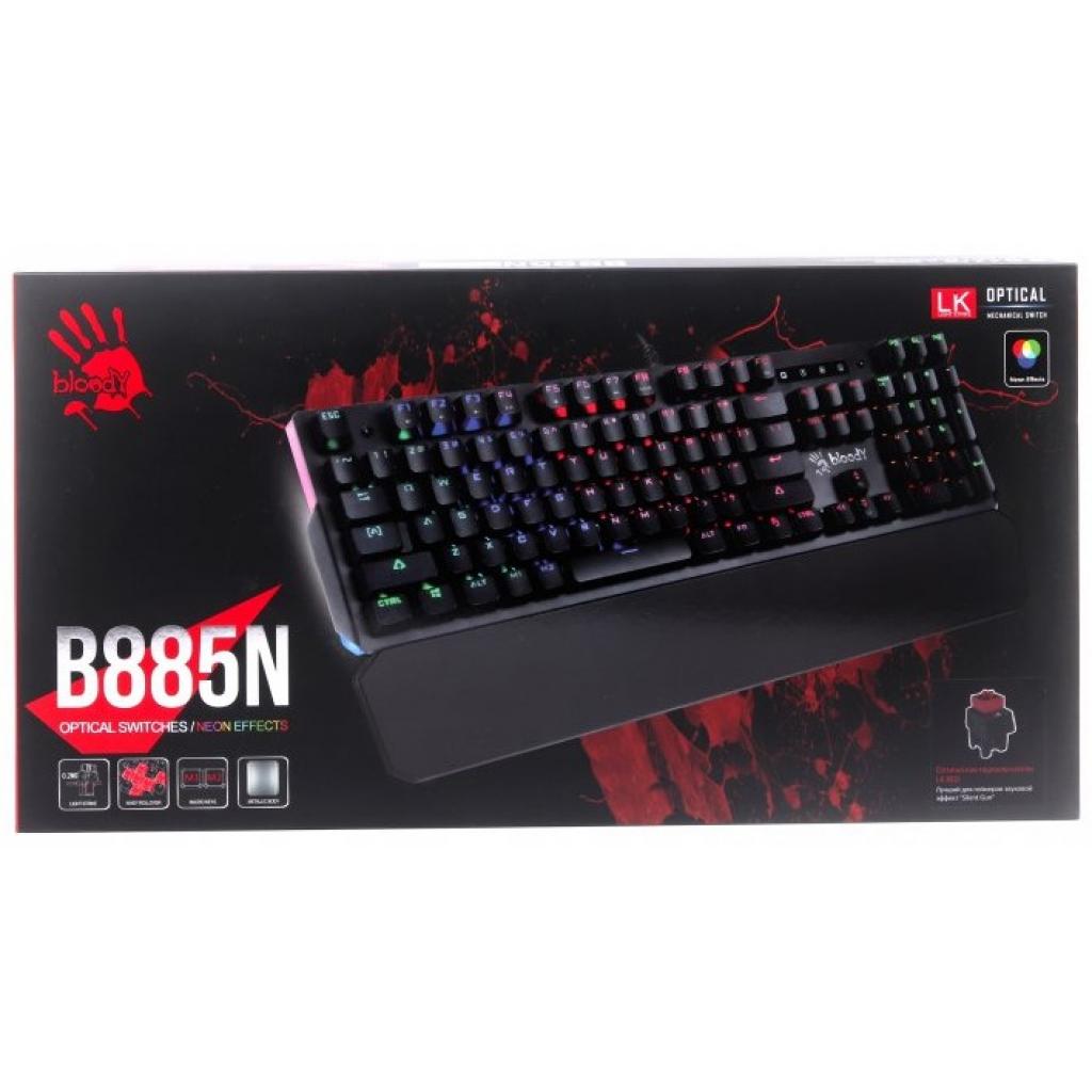 Клавіатура A4Tech Bloody B885N Black - зображення 7
