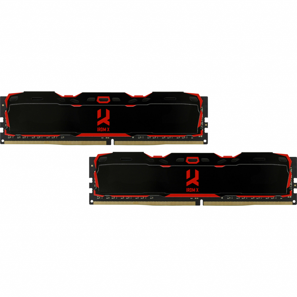Модуль пам'яті для комп'ютера DDR4 32GB (2x16GB) 3200 MHz Iridium X Black Goodram (IR-X3200D464L16/32GDC) - зображення 2