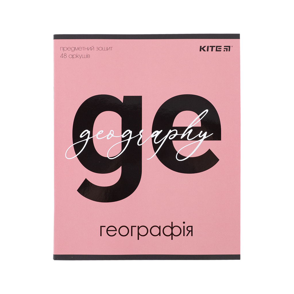Зошит Kite предметний Letters 48 аркушів, географія клітинка (K24-240-5) - зображення 1