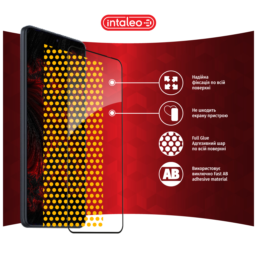 Скло захисне Intaleo Full Glue Xiaomi Redmi K60 Black (1283126589867) - зображення 7