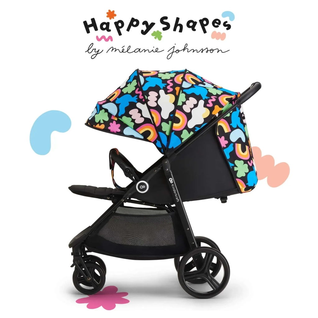 Коляска Kinderkraft Grande Plus Happy Shapes (KSGRAN00HAP0000) (5902533925568) - зображення 12