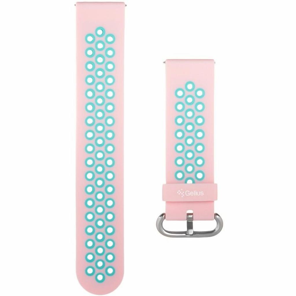 Ремінець до смарт-годинника Gelius Pro for Smart Watch Gelius Pro GP-SW001 (NEO) Blue/Pink (00000075280) - зображення 1