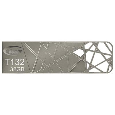 USB флеш накопичувач Team 32GB T132 Silver USB 3.0 (TT13232GS01) - зображення 1