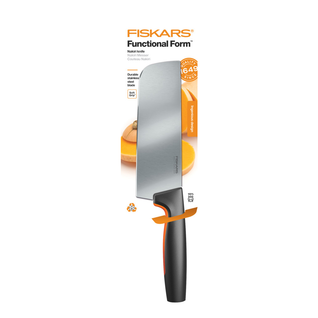 Кухонний ніж Fiskars Functional Form Nakiri 16 см (1057537) - зображення 4