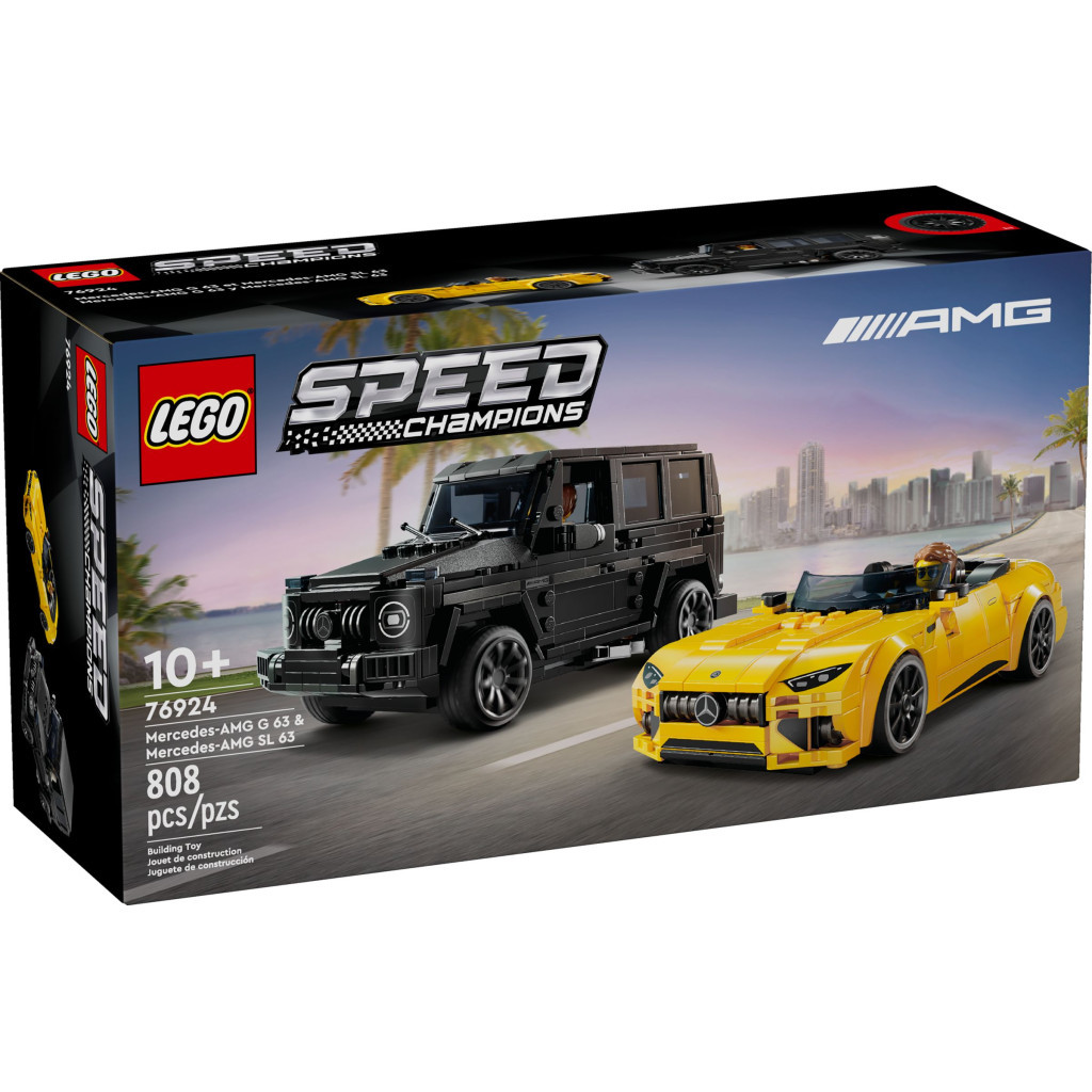 Конструктор LEGO Speed Champions Mercedes-AMG G 63 і Mercedes-AMG SL 63 (76924) - зображення 1