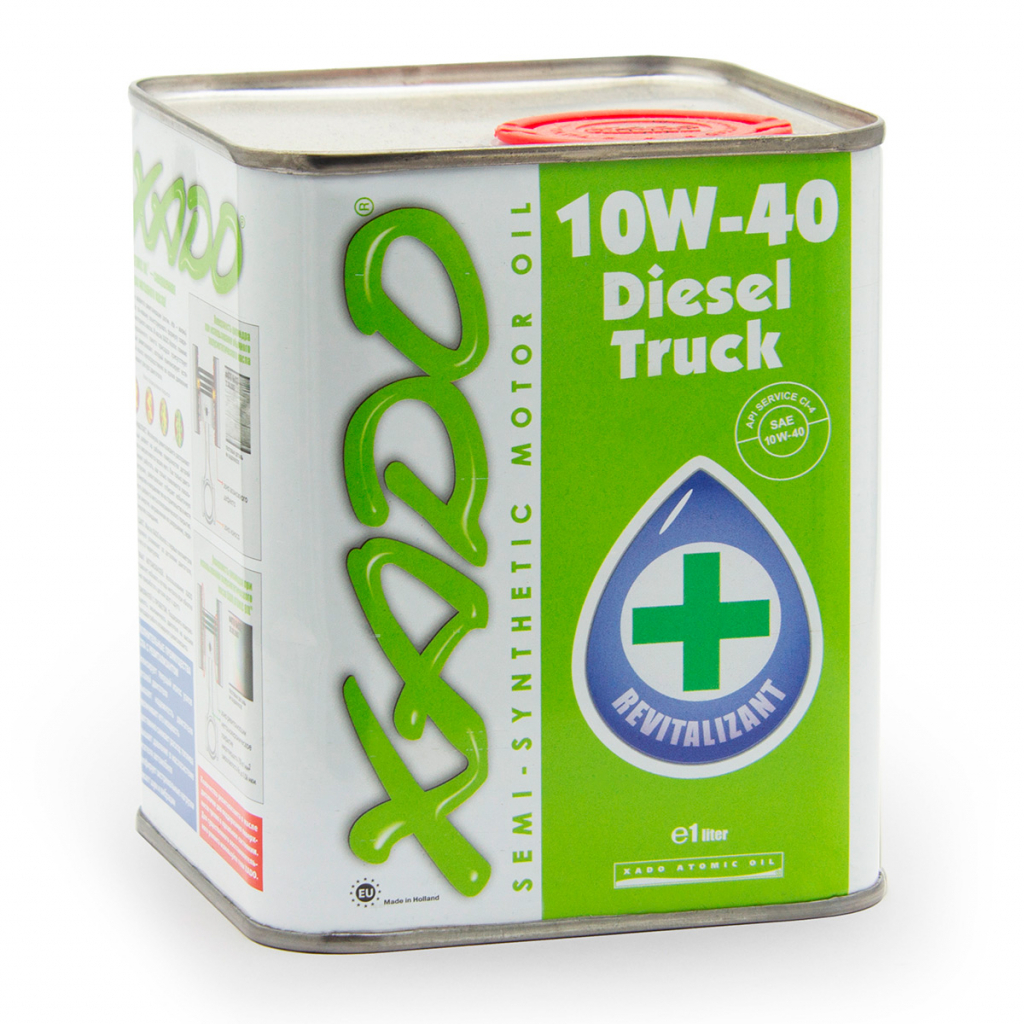 Моторна олива Xado 10W-40 Diesel Truck 1л (XA 20110) - зображення 1