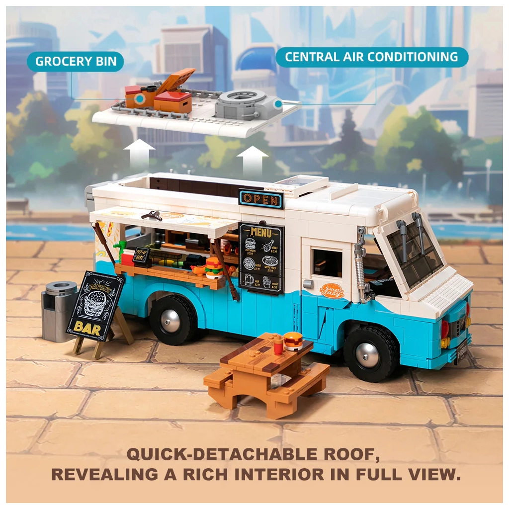 Конструктор Pantasy Original - Joyside Series Ретро-фудтрак (85011) - зображення 2