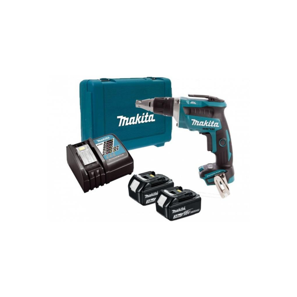 Шуруповерт Makita для гіпсокартону LXT, кейс (DFS250RFE) - зображення 4