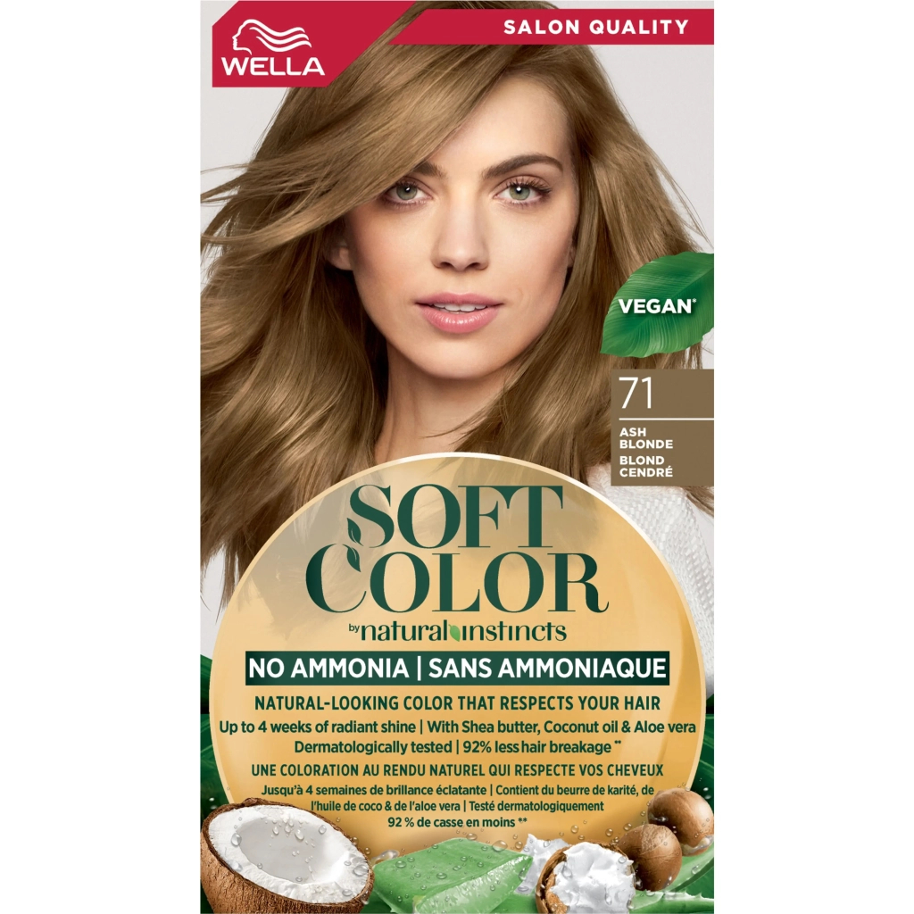 Фарба для волосся Wella Soft Color Безаміачна 71 - Попелястий блонд (3614228865760) - изображение 2