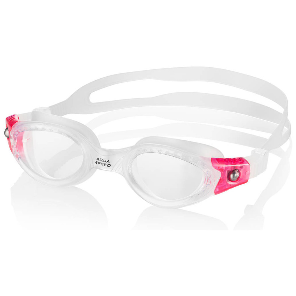 Окуляри для плавання Aqua Speed Pacific 015-63 6143 рожевий, прозорий OSFM (5908217661432) - зображення 1