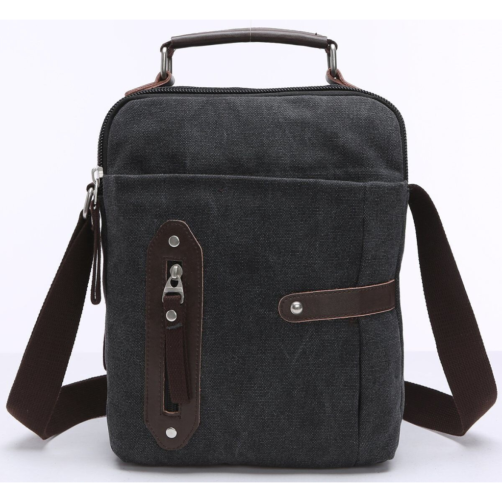 Сумка Vintage Текстильна Чорна (20079) - зображення 2