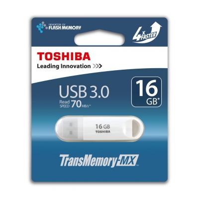 USB флеш накопичувач Toshiba 16GB SUZAKU White USB 3.0 (THNU16SIPWHT(6) - зображення 2