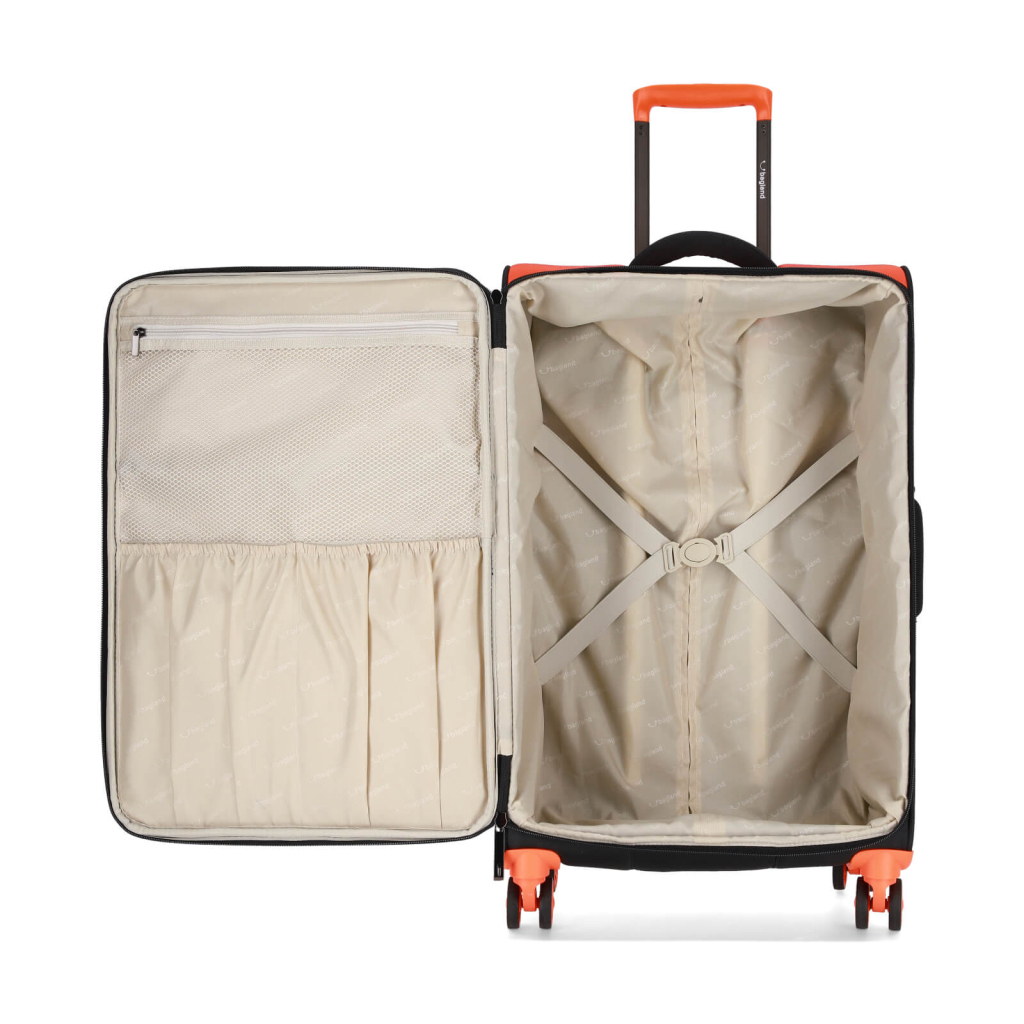 Валіза Bagland Stella середня 57 л помаранчева (1142921827) - зображення 6
