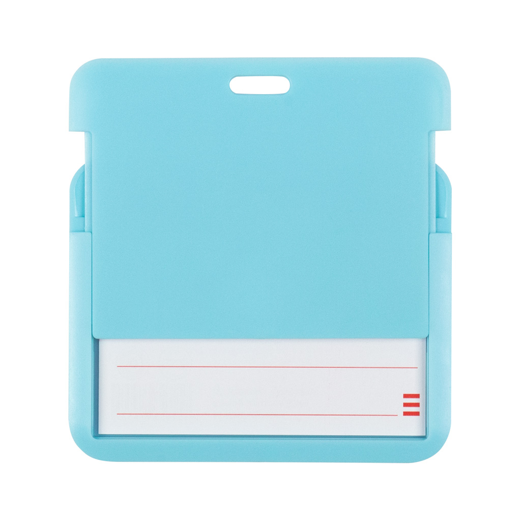 Бейдж Axent слайдер горизонтальний, 85х54мм ,блакитний (4500H-22-A) - изображение 3