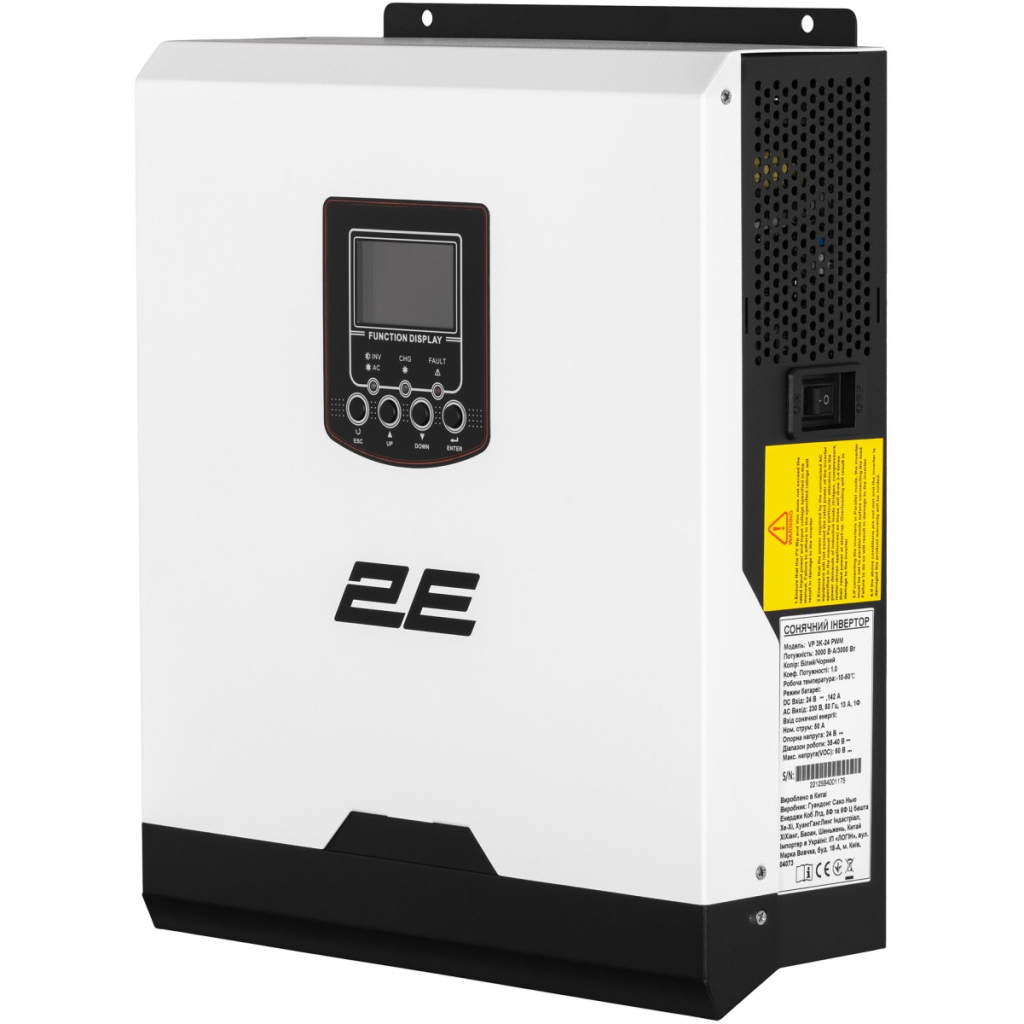 Сонячний інвертор 2E 2E-VP-3K24 3000W (2E-VP-3K24) - изображение 3