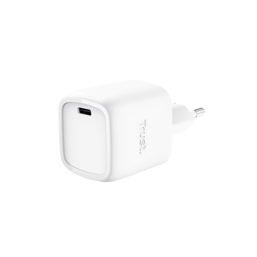 Зарядний пристрій Trust USB-C PD30W GaN white (25520_TRUST) - зображення 1