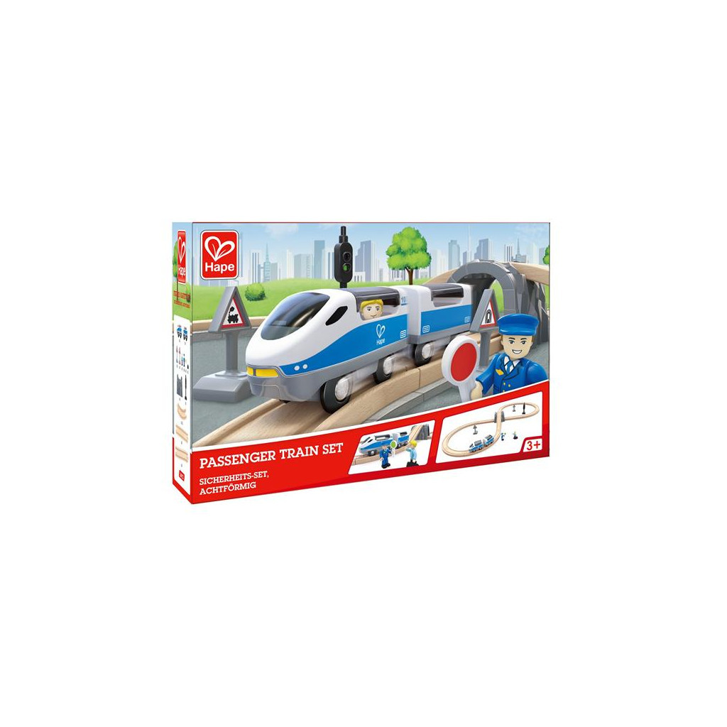 Залізниця Hape дерев'яна 26 елементів (E3729) - зображення 1