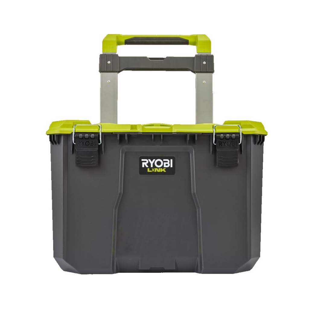 Ящик для інструментів Ryobi модульний Link RSL201, на коліщатках, телескопічне руків'я, 39х57х49.5см, пластик (5132006074) - зображення 3