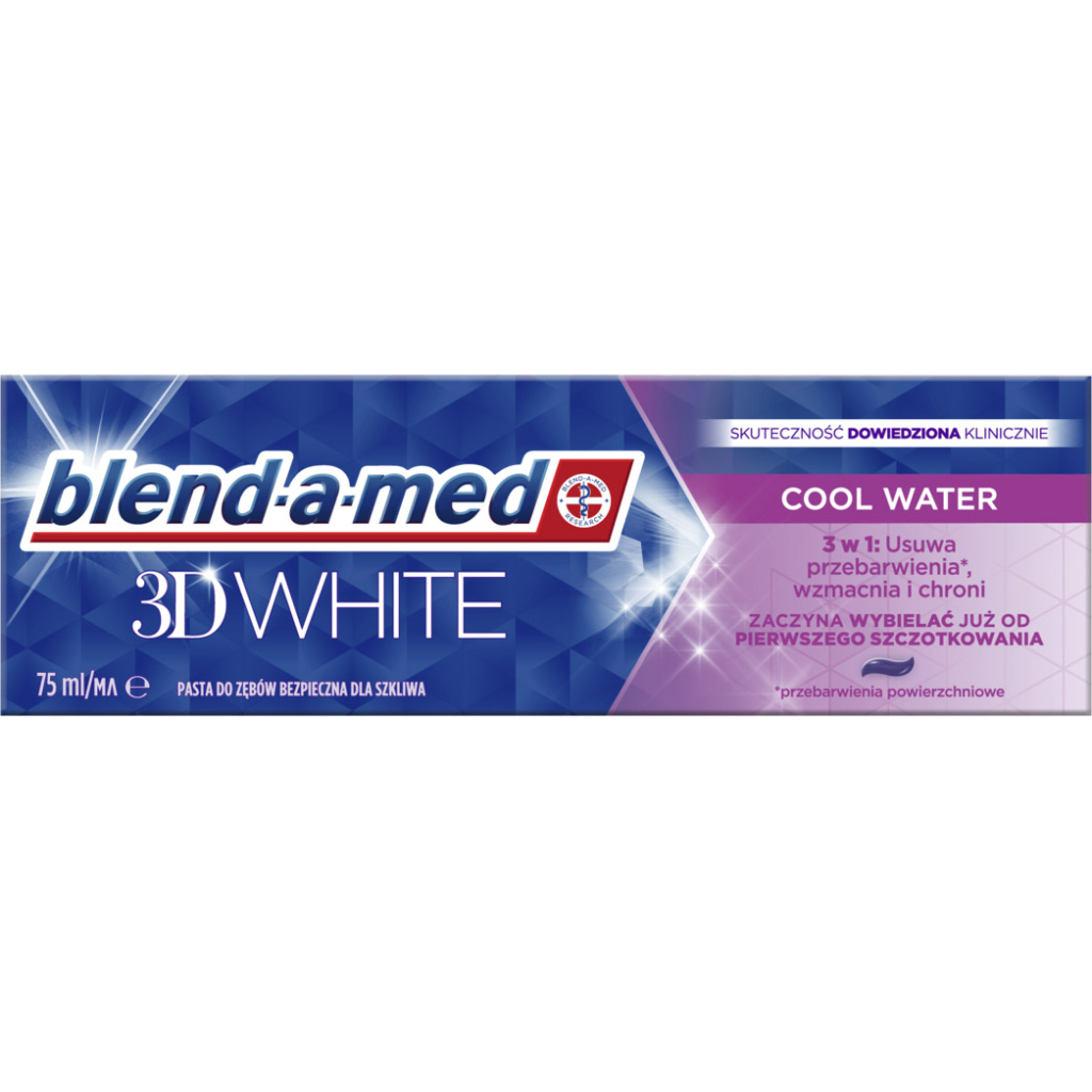 Зубна паста Blend-a-med 3D White Прохолодна вода 75 мл (8006540793138) - изображение 2