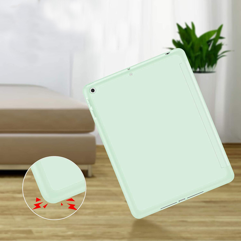 Чохол до планшета BeCover Tri Fold Soft TPU Silicone Apple iPad Air 4 10.9 2020/2021 Green (706871) (706871) - зображення 5