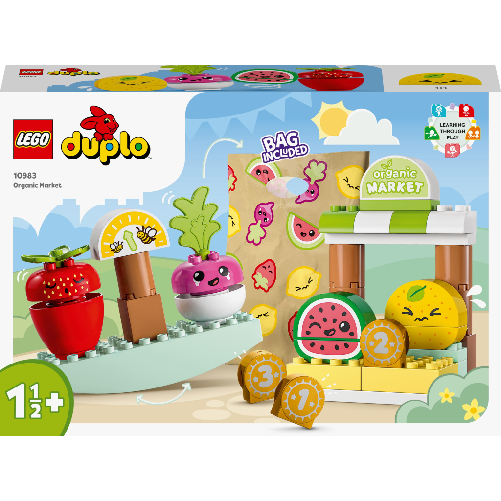 Конструктор LEGO DUPLO My First Органічний ринок 40 деталей (10983) - зображення 1