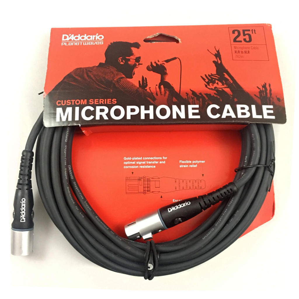 Мікрофонний кабель D'Addario Custom Series Microphone Cable 7.5m (PW-M-25) - picture 5