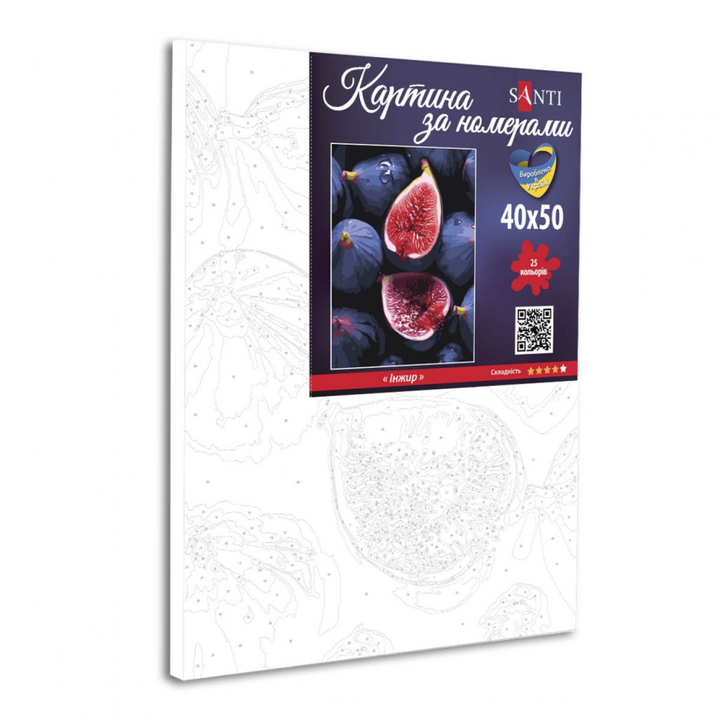 Картина по номерам Santi Інжир 40х50 см (954760) - зображення 2