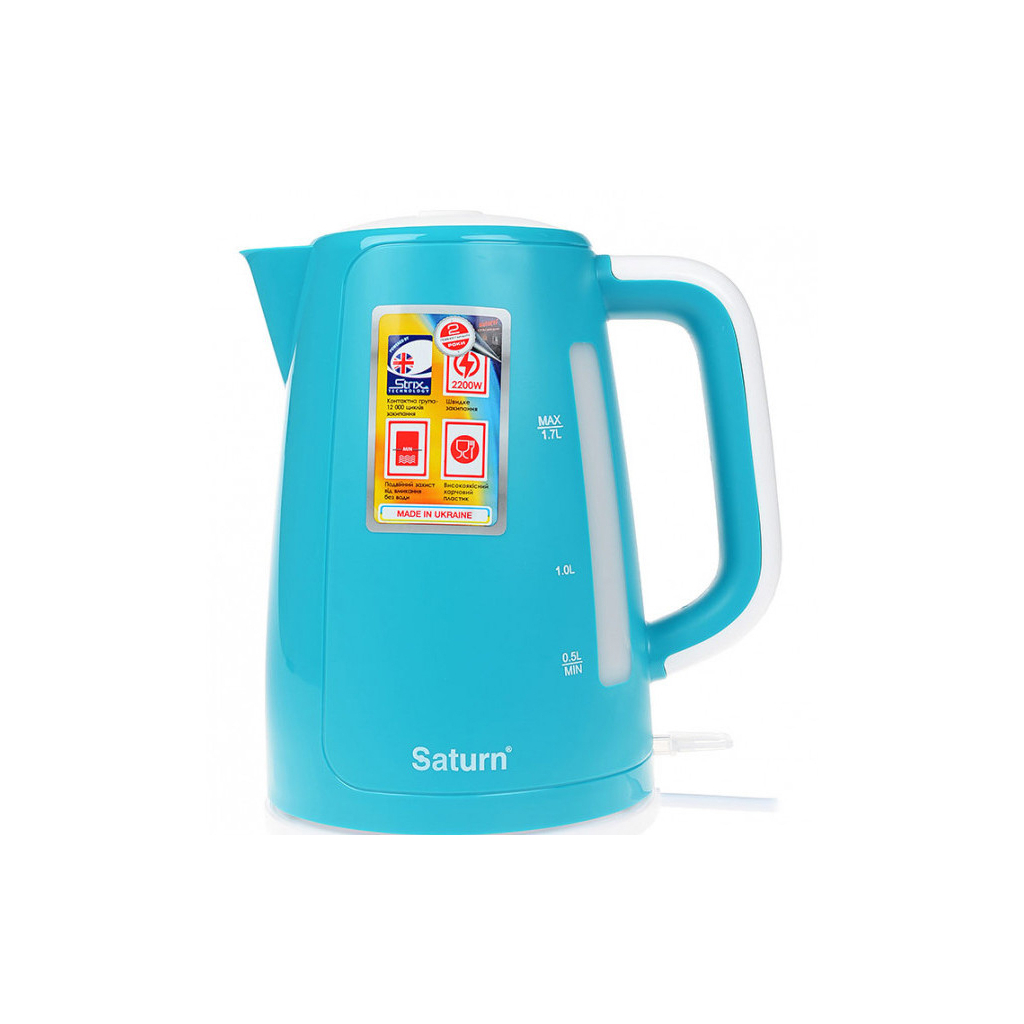 Електрочайник Saturn ST-EK8435U Turquoise - зображення 1
