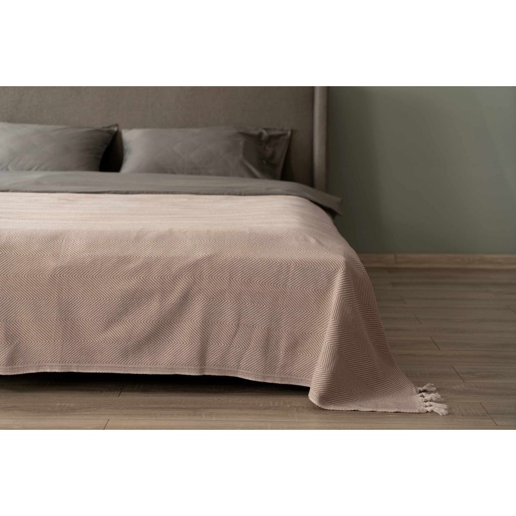 Плед Ardesto Summer 100% бавовна, бежевий 210х230 см (ART0922SE) - зображення 4